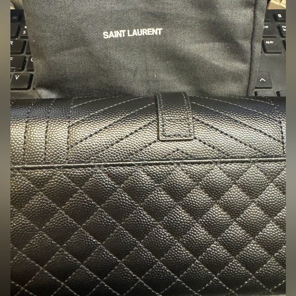 NIB YSL Saint Laurent envelope large flap wallet - Picture 4 of 10